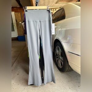 NWT Lululemon Align Rib High Rise Mini Flare Pant Slate Size 6